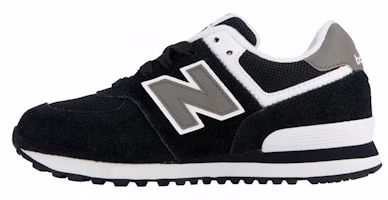 (Preschool) New Balance 574 Classic 'Black White Grey' KL574SKP (Preschool) New Balance 574 Classic 'Black White Grey' KL574SKP