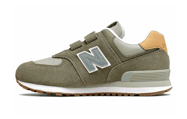 (Preschool) New Balance 574 Classics Shoes 'Olive Green White' PV574NT2
