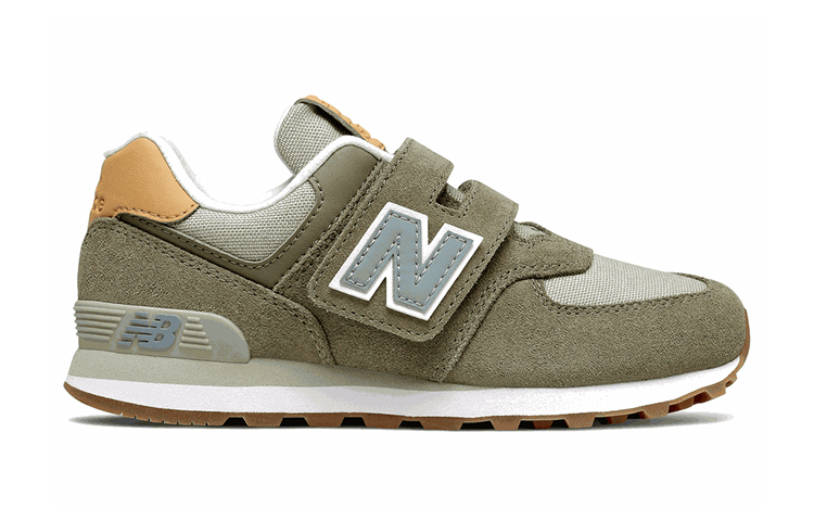 Order (PS) New Balance 574 Kasut Klasik 'Olive Green White' PV574NT2