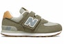 Order (PS) New Balance 574 Kasut Klasik 'Olive Green White' PV574NT2