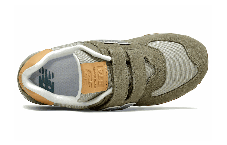 Lookbook (PS) New Balance 574 Kasut Klasik 'Olive Green White' PV574NT2