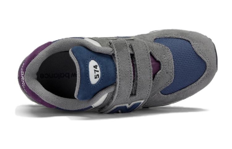 Shop (PS) New Balance 574 魔术贴 "城堡灰/海军蓝" PV574KGN