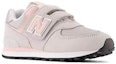 Lookbook (Preschool) New Balance 574 Hook & Loop Little Kid 'Core Pack - Rain Cloud Pink Haze' PV574EVK