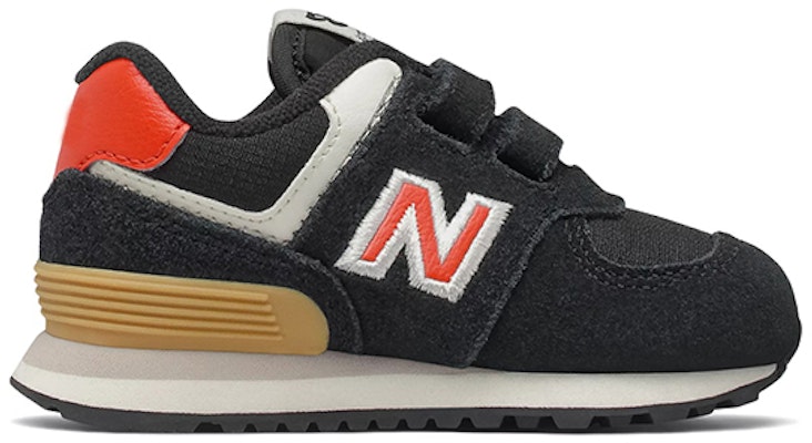 (TD) ニューバランス 574 面ファスナー 黒赤 IV574ML2 Order (TD) ニューバランス 574 面ファスナー 黒赤 IV574ML2