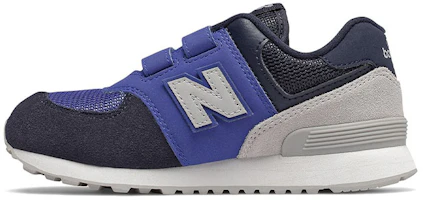(Preschool) New Balance Hook and Loop 574 'Black Blue' YV574JHS (Preschool) New Balance Hook and Loop 574 'Black Blue' YV574JHS