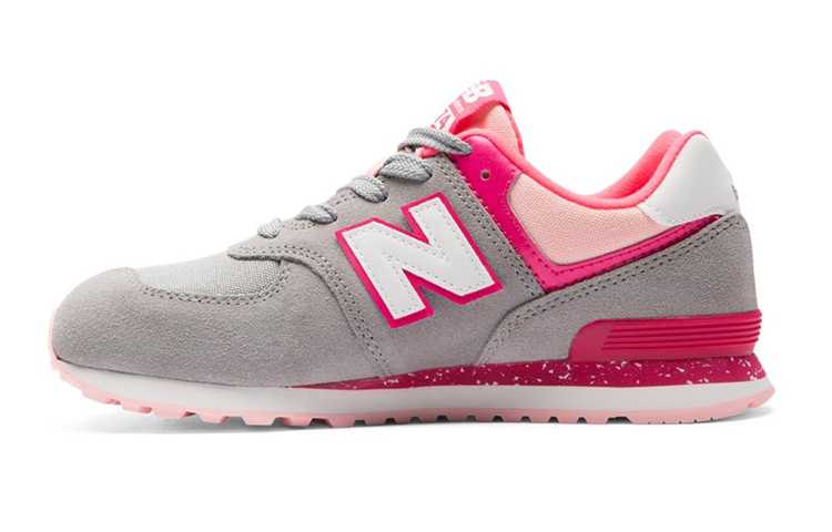 Buy (PS) New Balance 574 儿童鞋 灰/粉色 GC574HB