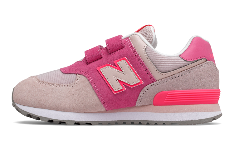 Buy 中童 New Balance 574系列 復古百搭 低幫休閒跑步鞋 粉紫色