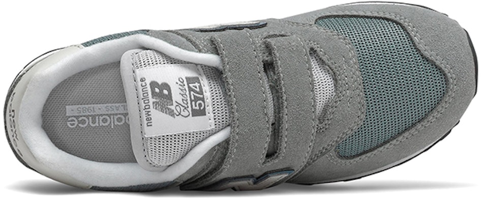 中童 New Balance NB 574 低筒 兒童跑步鞋 灰藍色 Lookbook 中童 New Balance NB 574 低筒 兒童跑步鞋 灰藍色