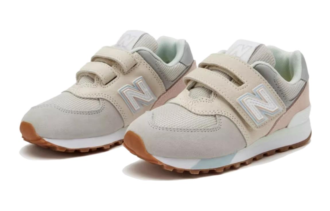 Order 兒童 New Balance NB 574 運動 減震 低幫 兒童跑步鞋 灰米色