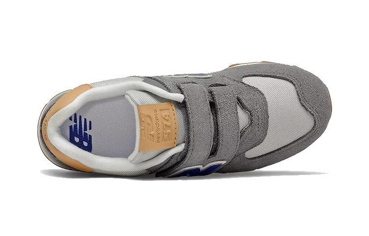 Lookbook (PS) Kasut New Balance 574 'Kelabu Biru Kuning'. PV574NA2