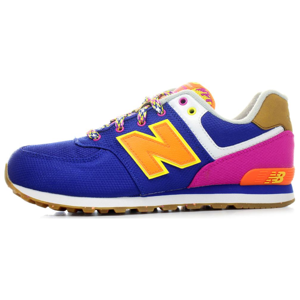 Buy (PS) New Balance 574 蓝色“橙色”鞋 KL574T5G