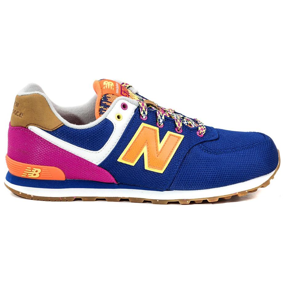 Order (PS) New Balance 574 蓝色“橙色”鞋 KL574T5G