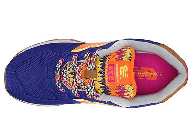 Lookbook (PS) New Balance 574 蓝色“橙色”鞋 KL574T5G