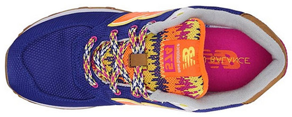 (PS) New Balance 574 蓝色“橙色”鞋 KL574T5G Lookbook (PS) New Balance 574 蓝色“橙色”鞋 KL574T5G