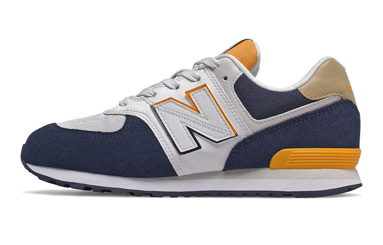 (PS) NB 574 Split Sail 'White Blue Yellow'