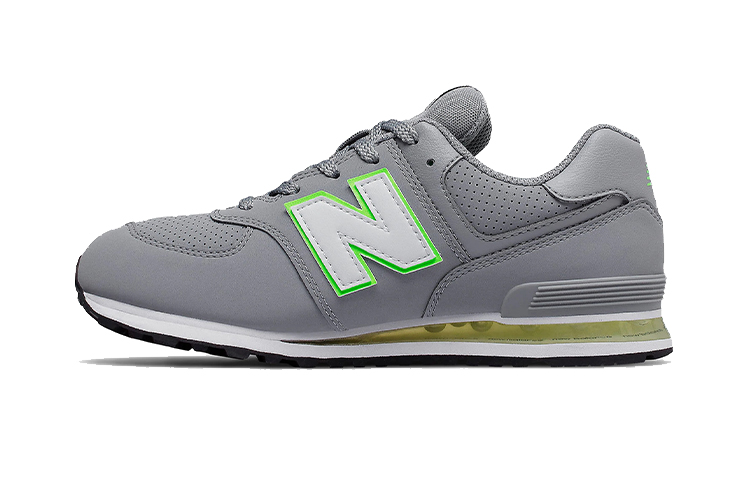 Buy 中童 New Balance 574 透明 灰綠色
