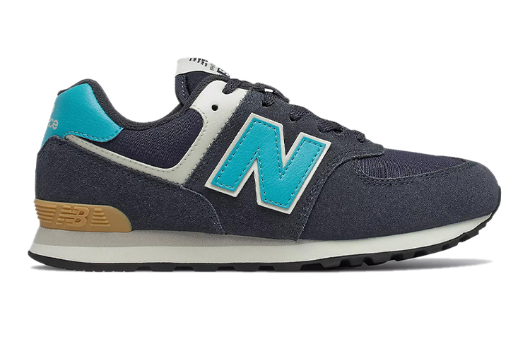 (PS) NB 574 v2 Kid's Trainers Black/Blue 圖 2