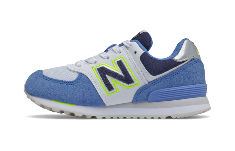 Buy 中童 New Balance 574 校園運動 藍綠