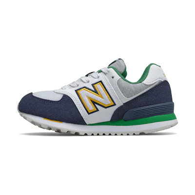 (PS) NB 574 Varsity Sport Blue/Green/ 'Yellow'