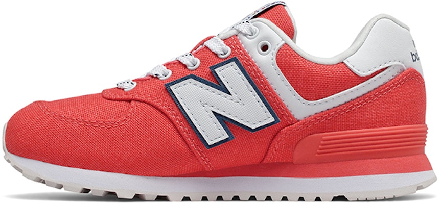 (PS) ニューバランス 574 キッズ ホワイト/オレンジ PC574SOL Buy (PS) ニューバランス 574 キッズ ホワイト/オレンジ PC574SOL