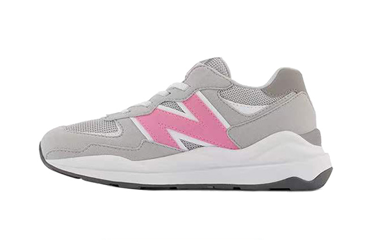 Buy 中童 New Balance 5740系列 低幫復古跑步鞋 灰粉色