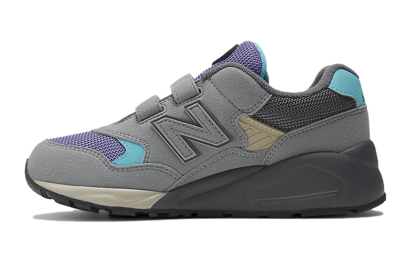 Buy (PS) New Balance 580 Hook & Loop 'Gris Sombra con Índigo Eléctrico' PV580VA