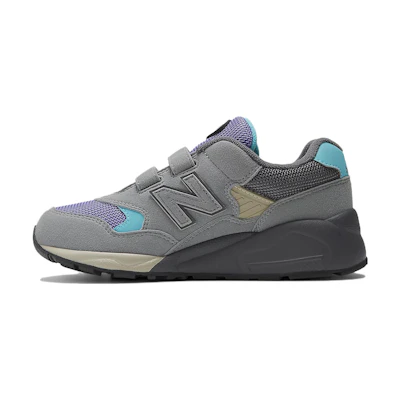 (PS) NB 580 Hook & Loop 'Shadow Grey with Electric Indigo'