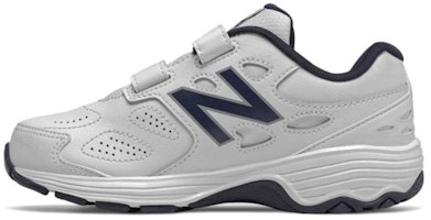 (Preschool) New Balance 680 'White Grey Blue' YU680WN (Preschool) New Balance 680 'White Grey Blue' YU680WN