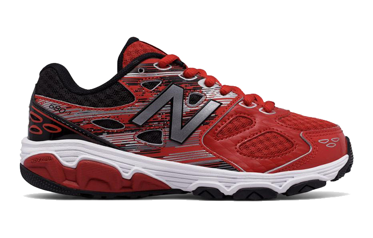 Order 兒童 New Balance 680系列 v3 時尚百搭運動跑步鞋 紅黑色