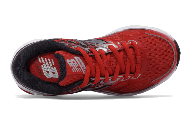 Lookbook 兒童 New Balance 680系列 v3 時尚百搭運動跑步鞋 紅黑色