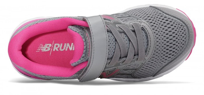 (Preschool) New Balance 680 V5 'Grey Pink Hook and Loop' KA680SSY Lookbook (Preschool) New Balance 680 V5 'Grey Pink Hook and Loop' KA680SSY