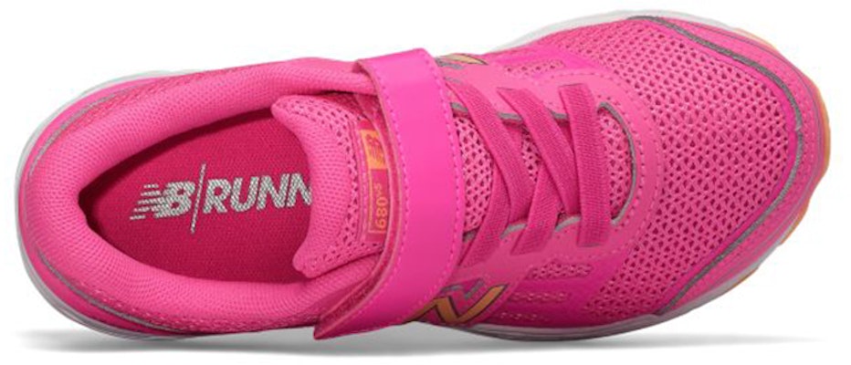 (Preschool) New Balance 680 v5 'Pink Purple Velcro' YA680MP Lookbook (Preschool) New Balance 680 v5 'Pink Purple Velcro' YA680MP
