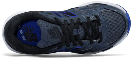 Lookbook 兒童 New Balance 680系列 v3 防滑耐磨運動跑步鞋 黑藍