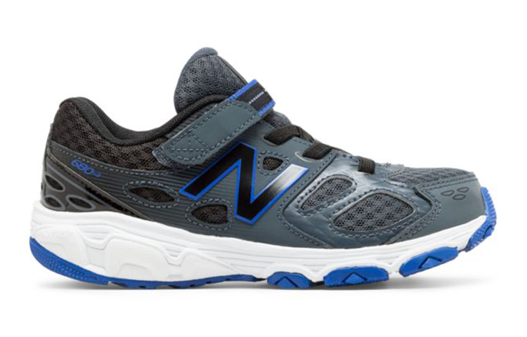 Order 兒童 New Balance 魔鬼氈 680系列 v3 透氣耐磨防滑 低筒跑步鞋 灰藍色