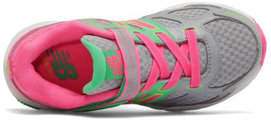 (Preschool) New Balance 680v3 'Grey Pink Velcro' KA680GKY Lookbook (Preschool) New Balance 680v3 'Grey Pink Velcro' KA680GKY