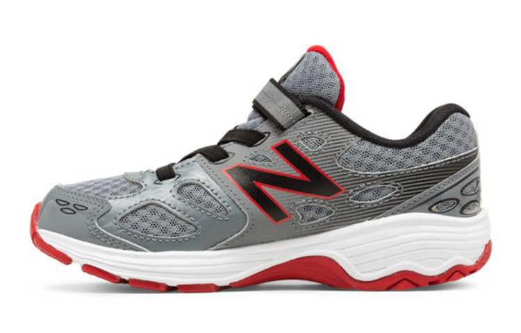 Buy 兒童 New Balance 680系列 v3 舒適通風 復古休閒運動鞋 灰紅