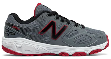 Order 兒童 New Balance 680系列 v3 耐磨防滑 復古休閒跑步鞋 灰紅色