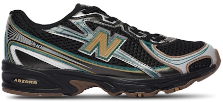 (Preschool) New Balance 740 Bungee Lace Black Grey Olive PZ740GO (Preschool) New Balance 740 Bungee Lace Black Grey Olive PZ740GO