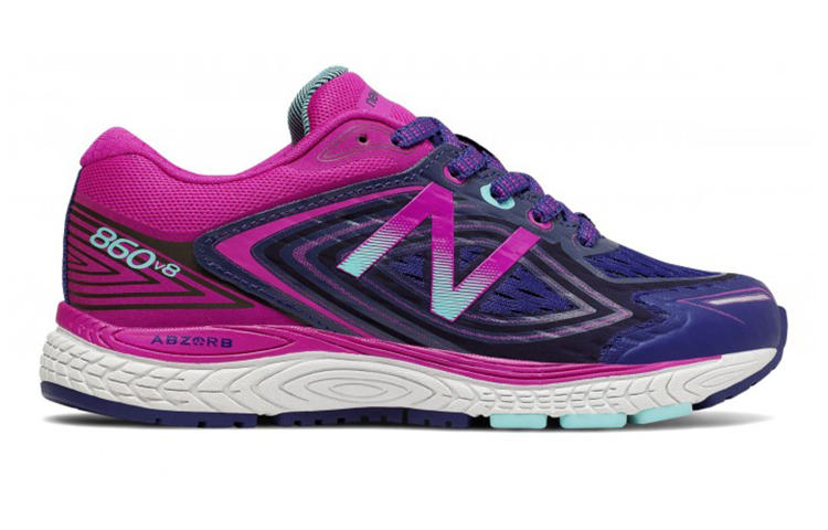 Order 兒童 New Balance 860 v8 舒適透氣 休閒跑步鞋 藍紫漸變