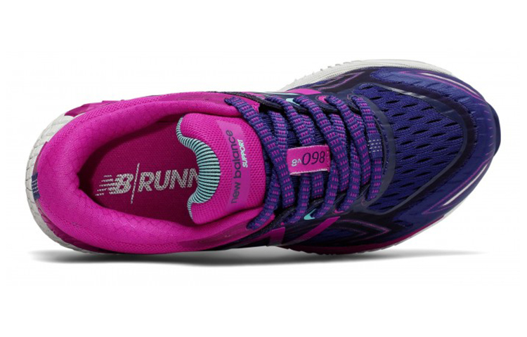 Lookbook 兒童 New Balance 860 v8 舒適透氣 休閒跑步鞋 藍紫漸變