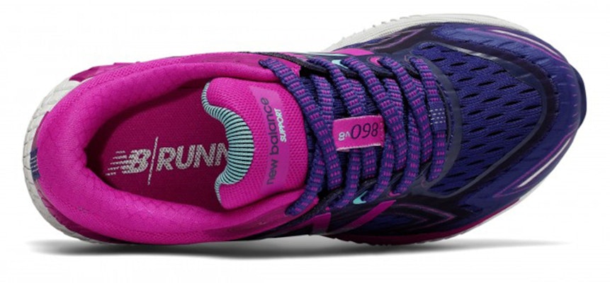 兒童 New Balance 860 v8 舒適透氣 休閒跑步鞋 藍紫漸變 Lookbook 兒童 New Balance 860 v8 舒適透氣 休閒跑步鞋 藍紫漸變