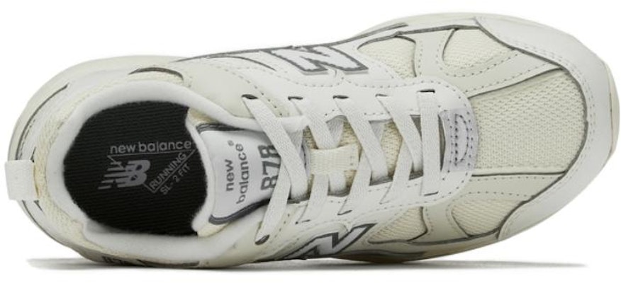 中童 New Balance NB 878 減震防滑耐磨 低筒 跑步鞋 米白色 Shop 中童 New Balance NB 878 減震防滑耐磨 低筒 跑步鞋 米白色