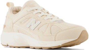 兒童 New Balance NB 878 舒適百搭 透氣 低筒 兒童跑步鞋 米色 Lookbook 兒童 New Balance NB 878 舒適百搭 透氣 低筒 兒童跑步鞋 米色