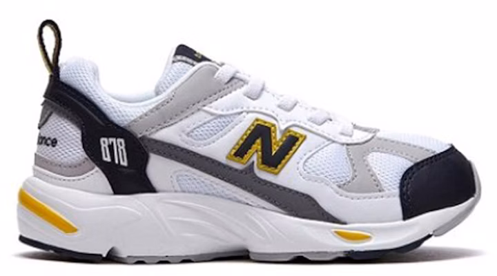 中童 New Balance NB 878 耐磨 低筒 兒童跑步鞋 白灰 Order 中童 New Balance NB 878 耐磨 低筒 兒童跑步鞋 白灰