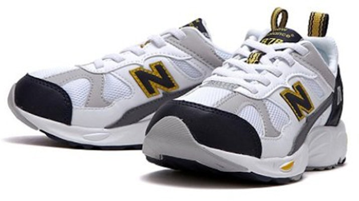 (Preschool) New Balance 878 Series K White/Gray PV878AC Lookbook (Preschool) New Balance 878 Series K White/Gray PV878AC