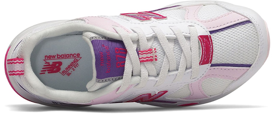 (PS) ニューバランス 878 キッズ ホワイトピンク パープル PV878KWP Lookbook (PS) ニューバランス 878 キッズ ホワイトピンク パープル PV878KWP