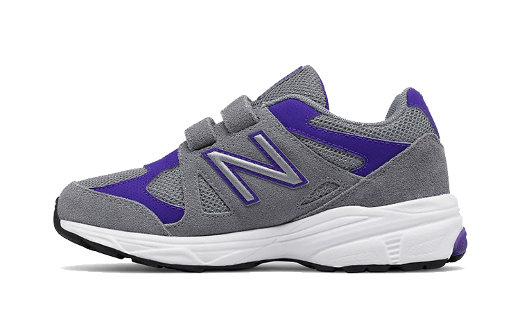 Buy (PS) 뉴발란스 888 그레이 퍼플 찍찍이 (New Balance 888 Grey Purple Velcro) KV888DPP