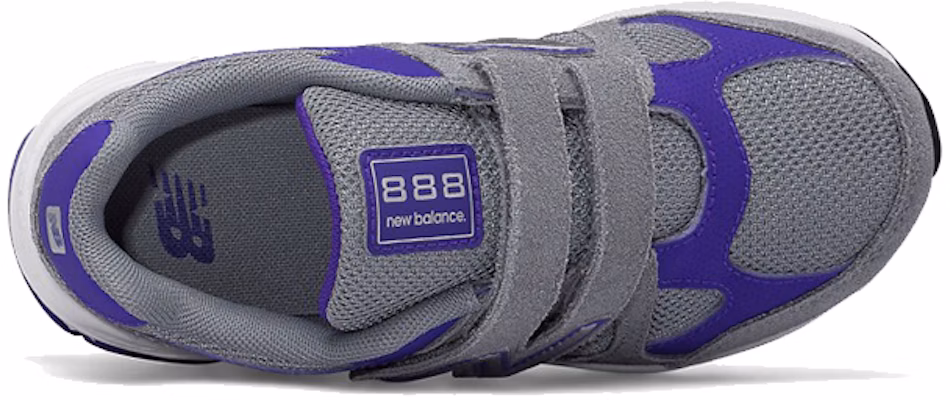 (Preschool) New Balance 888 'Grey Purple Hook and Loop' KV888DPP Lookbook (Preschool) New Balance 888 'Grey Purple Hook and Loop' KV888DPP