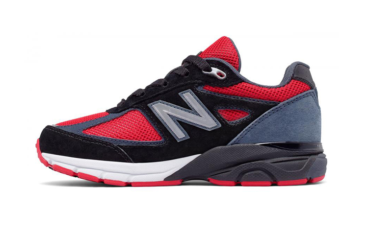 (Preschool) New Balance 990 v4 'Black Red' KJ990K1P
