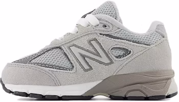 (Preschool) New Balance 990v4 Kool Gray Silver Filigree IC990GR4 (Preschool) New Balance 990v4 Kool Gray Silver Filigree IC990GR4